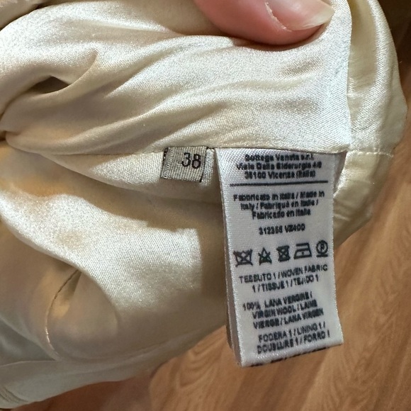 Bottega Veneta Red/Brown and Cream Pattern Dress Size 38 - Picture 5 of 5